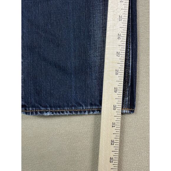 883 Police Jeans Mens 32 Blue‎ Black Motello Distressed Straight Leg Slim Fit - Picture 8 of 16